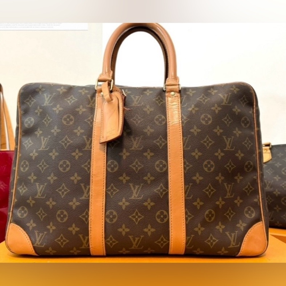 Louis Vuitton Brown Monogram Travel Bag